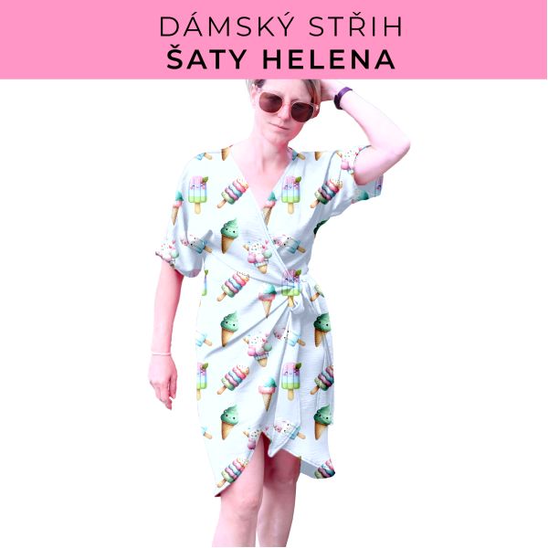 Dámský střih na šaty  Helena