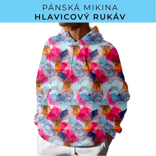 PÁNSKÝ střih - mikina s kapucí
