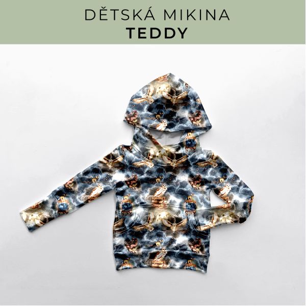 DĚTSKÝ střih - Mikina Teddy