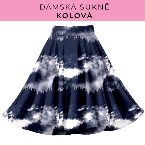 DÁMSKÝ střih - Kolová sukně