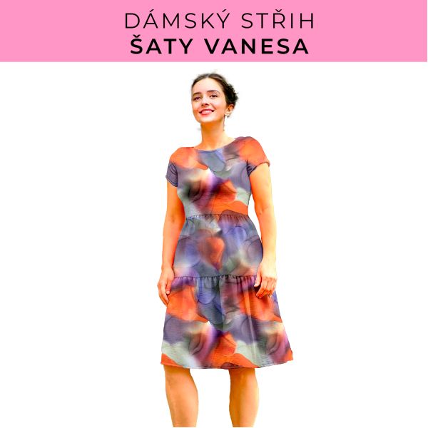 Dámský střih šaty Vanesa