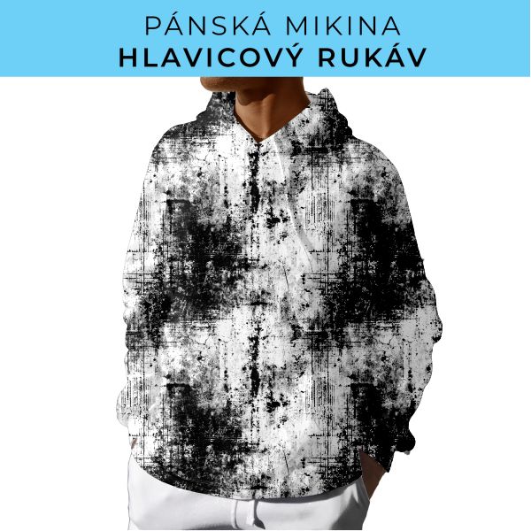 PÁNSKÝ střih - mikina s kapucí