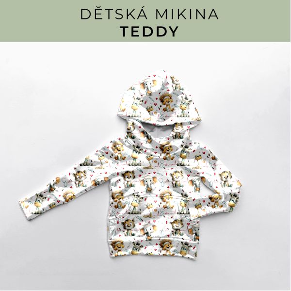 DĚTSKÝ střih - Mikina Teddy
