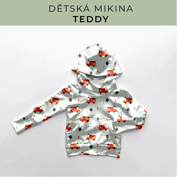 DĚTSKÝ střih - Mikina Teddy