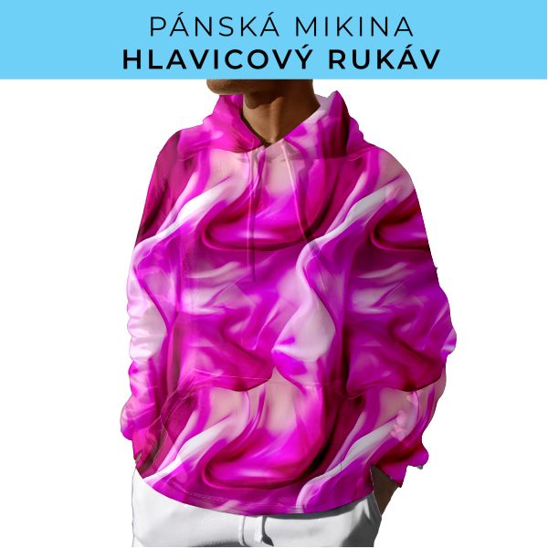 PÁNSKÝ střih - mikina s kapucí