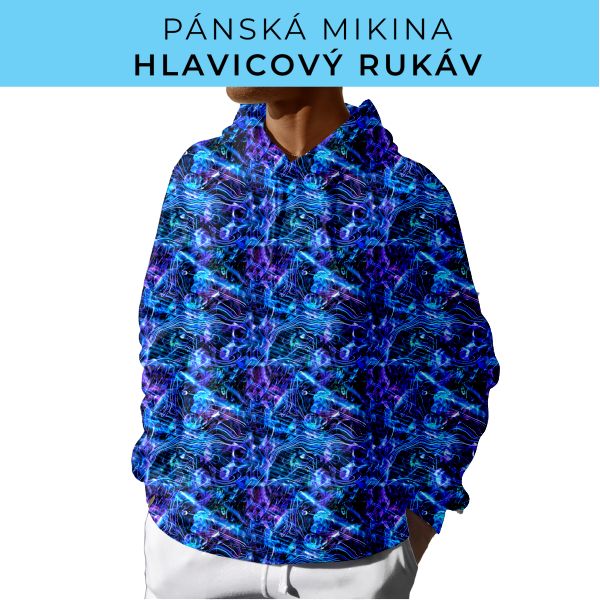 PÁNSKÝ střih - mikina s kapucí