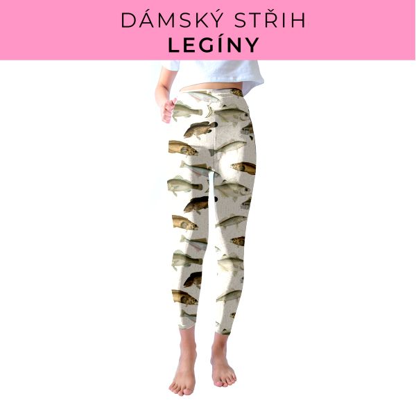 DÁMSKÝ střih - legíny SPORT - SLIM FIT