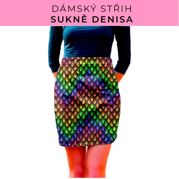 Dámský střih - Dámská sukně Denisa