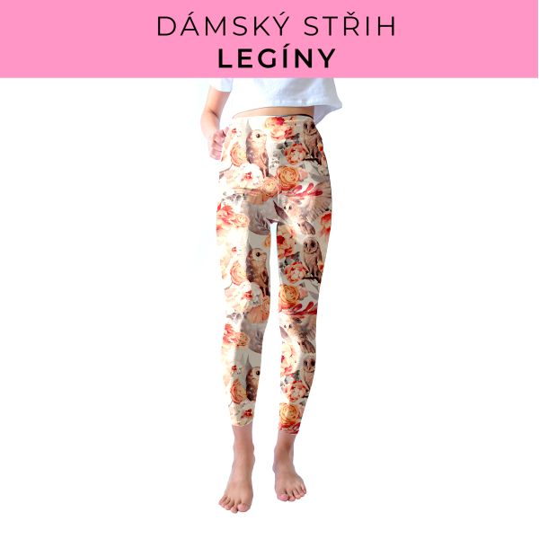 DÁMSKÝ střih - legíny SPORT - SLIM FIT