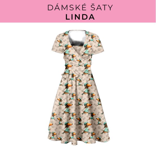 DÁMSKÝ střih - šaty Linda