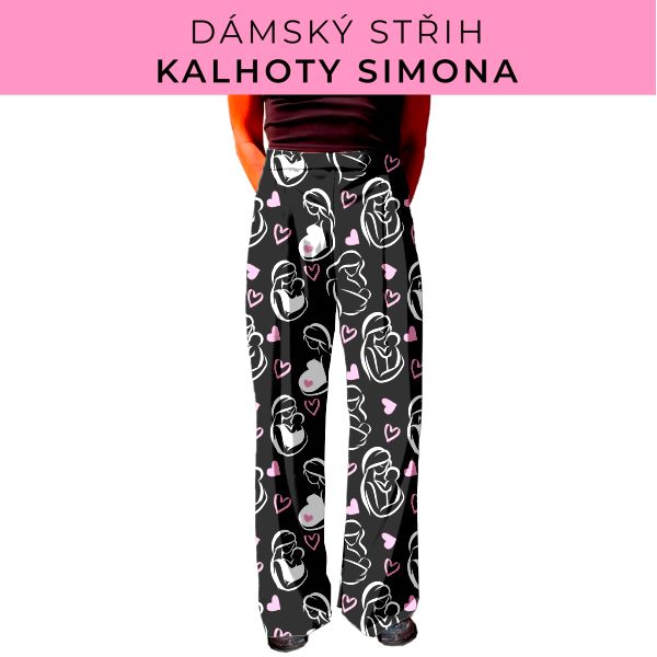 Dámský střih - kalhoty Simona