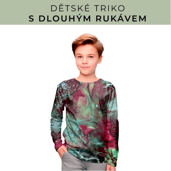 DĚTSKÝ střih - triko dlouhý rukáv