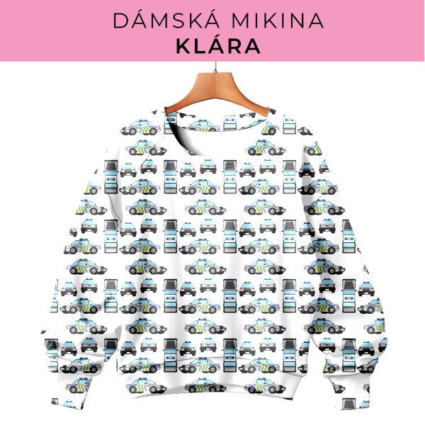DÁMSKÝ střih - mikina Klára