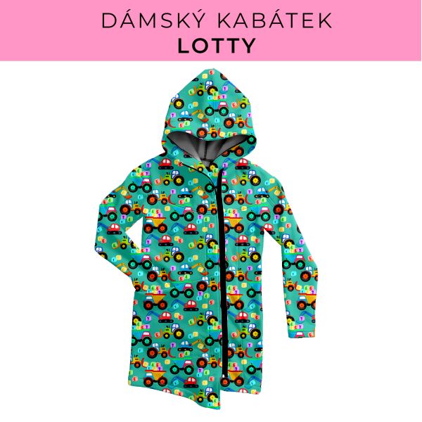 DÁMSKÝ střih - Kabátek Lotty