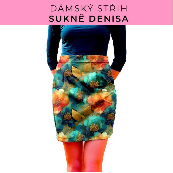 Dámský střih - Dámská sukně Denisa