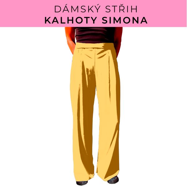 Dámský střih - kalhoty Simona