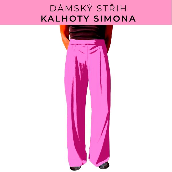 Dámský střih - kalhoty Simona