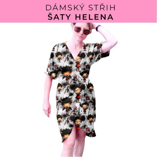 Dámský střih na šaty  Helena