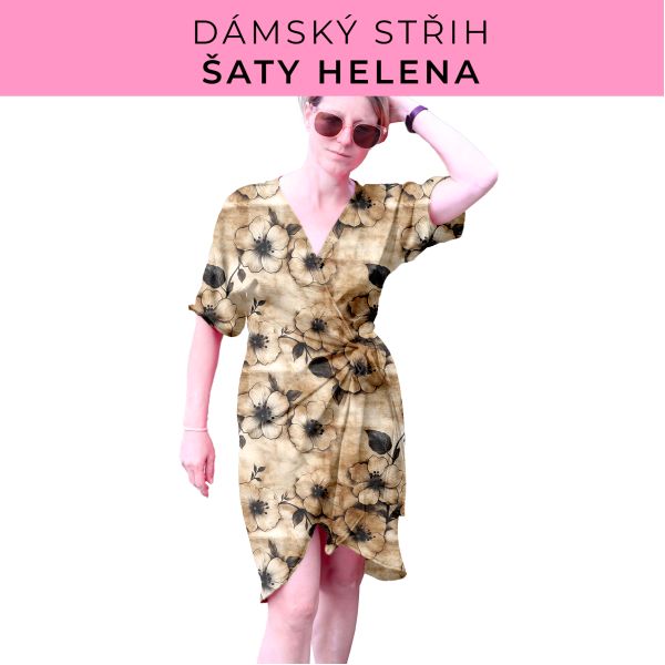 Dámský střih na šaty  Helena