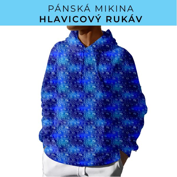 PÁNSKÝ střih - mikina s kapucí