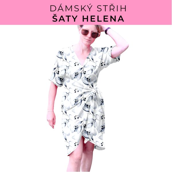 Dámský střih na šaty  Helena