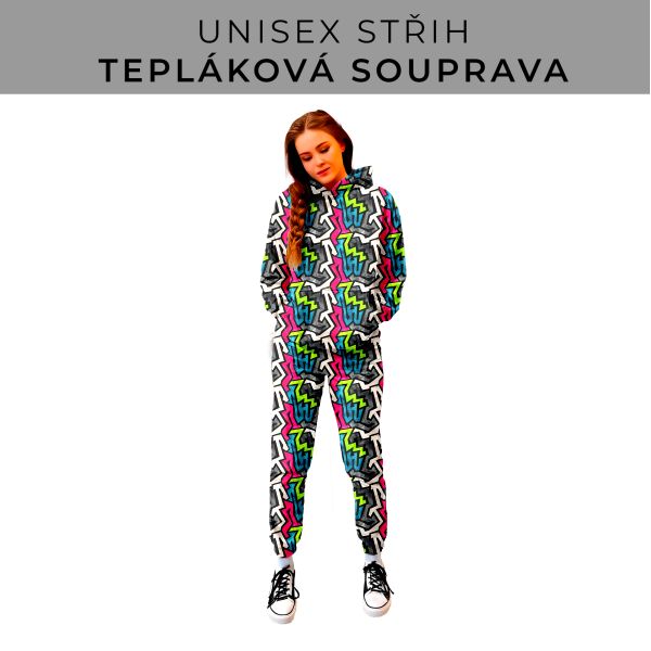 DÁMSKÝ střih - SET mikina a tepláky 
