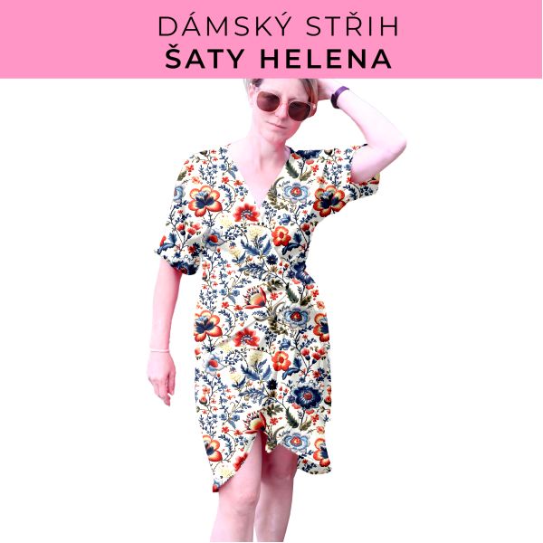 Dámský střih na šaty  Helena