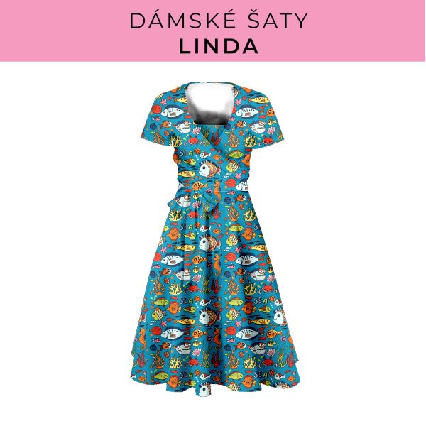 DÁMSKÝ střih - šaty Linda