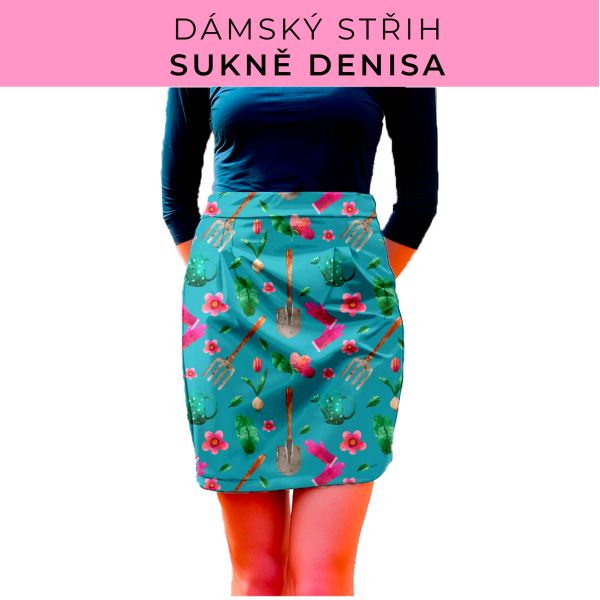 Dámský střih - Dámská sukně Denisa