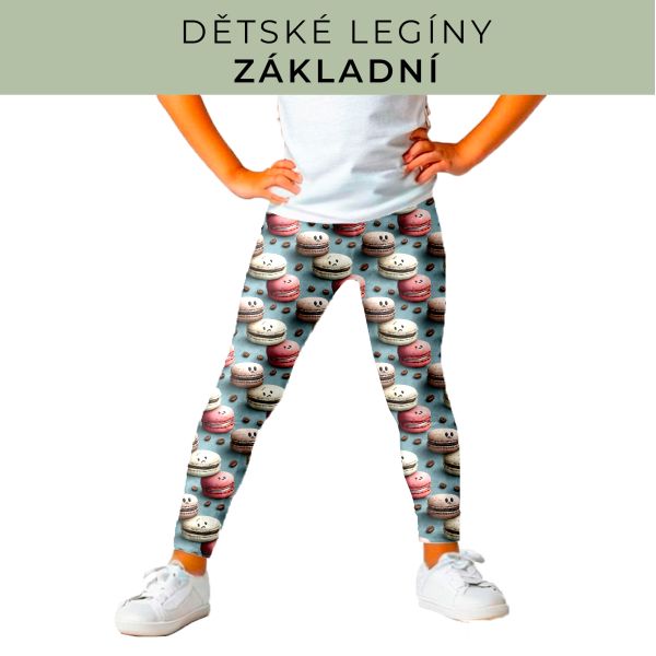 DĚTSKÝ střih - legíny základní