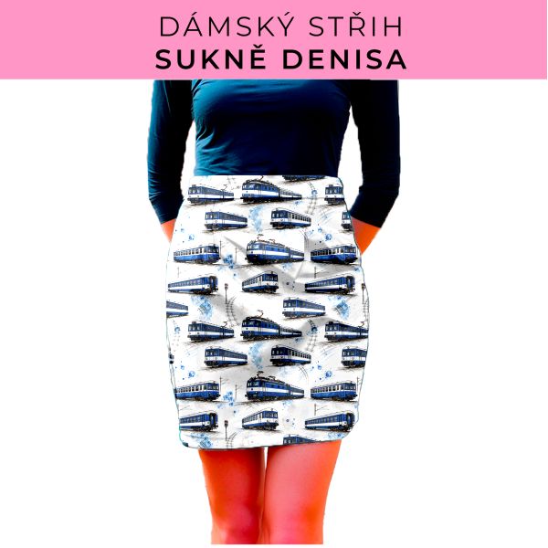 Dámský střih - Dámská sukně Denisa