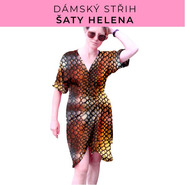 Dámský střih na šaty  Helena