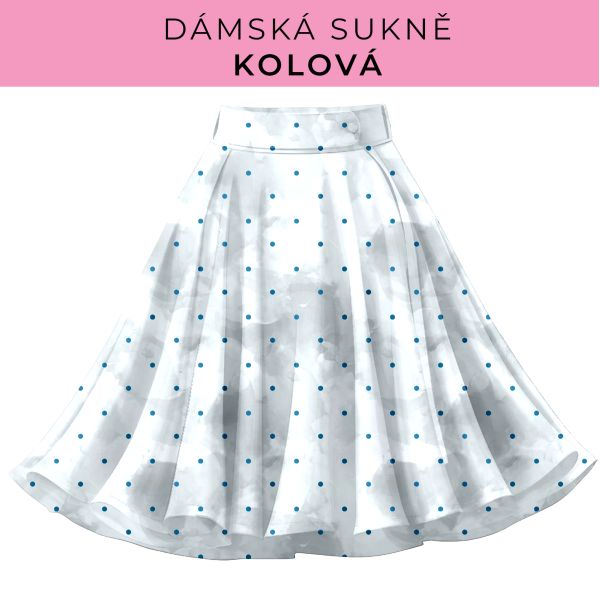DÁMSKÝ střih - Kolová sukně