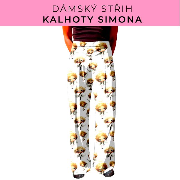 Dámský střih - kalhoty Simona