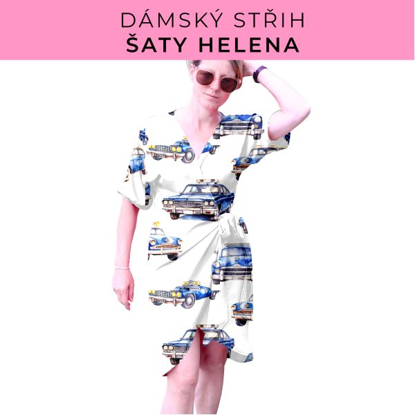 Dámský střih na šaty  Helena