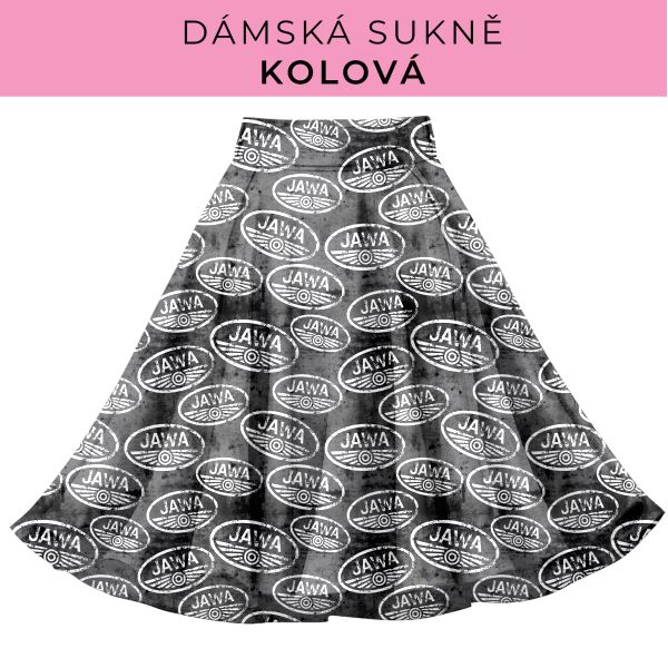 DÁMSKÝ střih - Kolová sukně