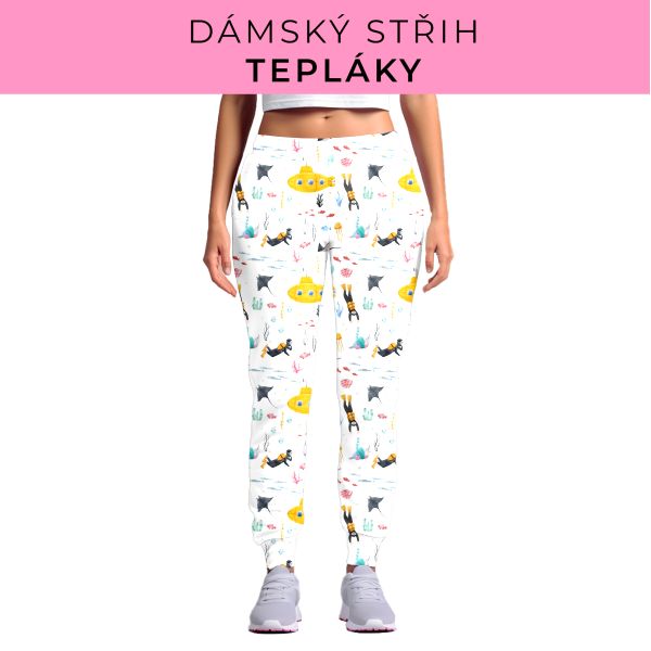 DÁMSKÝ střih - tepláky