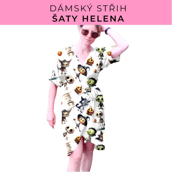 Dámský střih na šaty  Helena