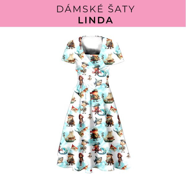 DÁMSKÝ střih - šaty Linda