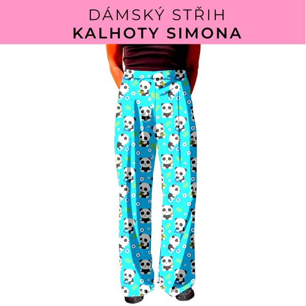 Dámský střih - kalhoty Simona
