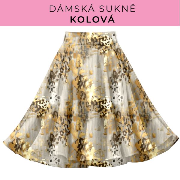 DÁMSKÝ střih - Kolová sukně