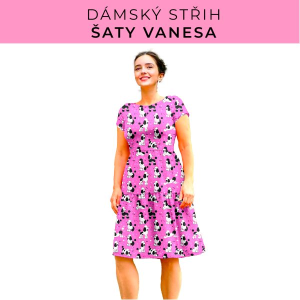 Dámský střih šaty Vanesa