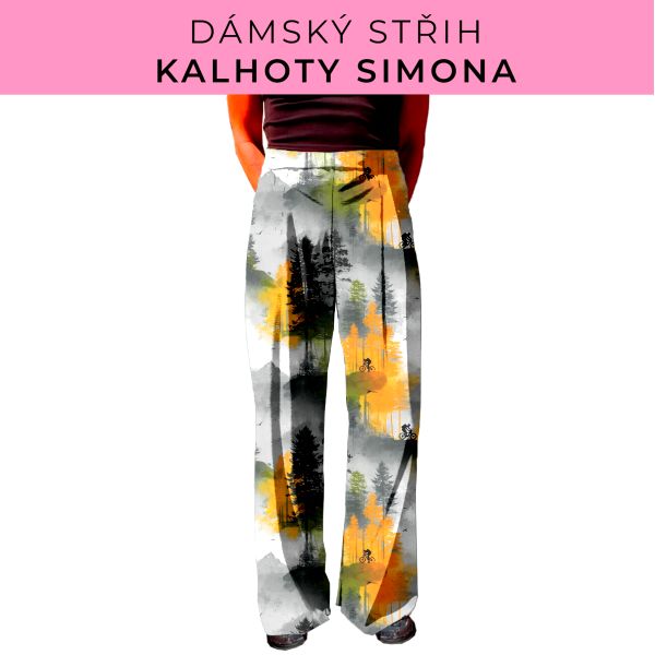Dámský střih - kalhoty Simona