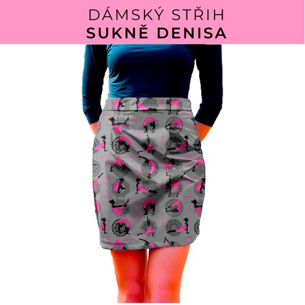 Dámský střih - Dámská sukně Denisa