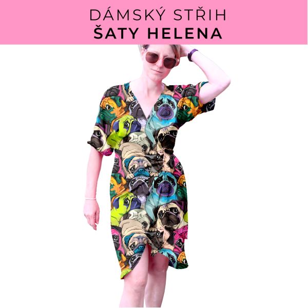 Dámský střih na šaty  Helena