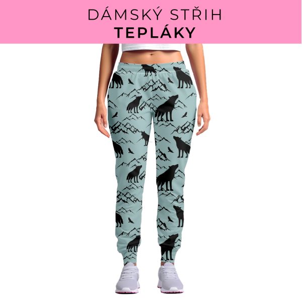 DÁMSKÝ střih - tepláky