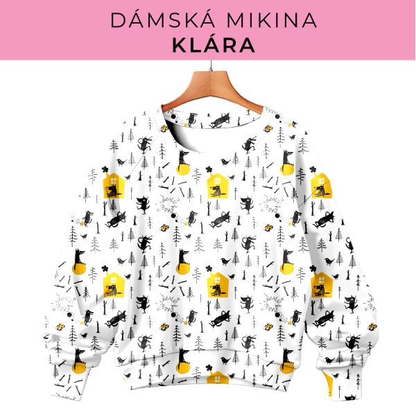 DÁMSKÝ střih - mikina Klára