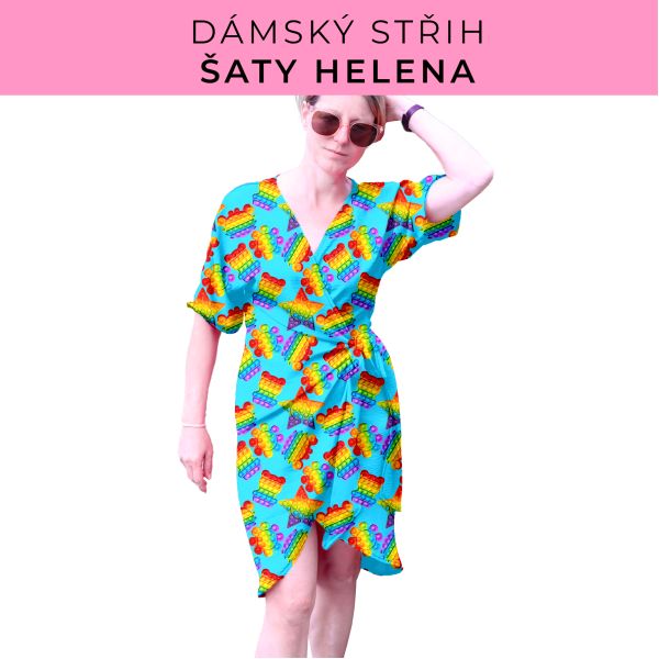 Dámský střih na šaty  Helena