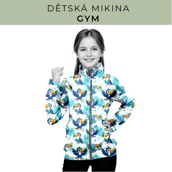 Dětská střih - mikina GYM