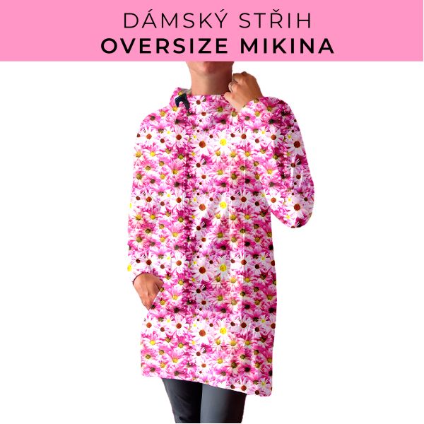 DÁMSKÝ střih - Oversize mikina